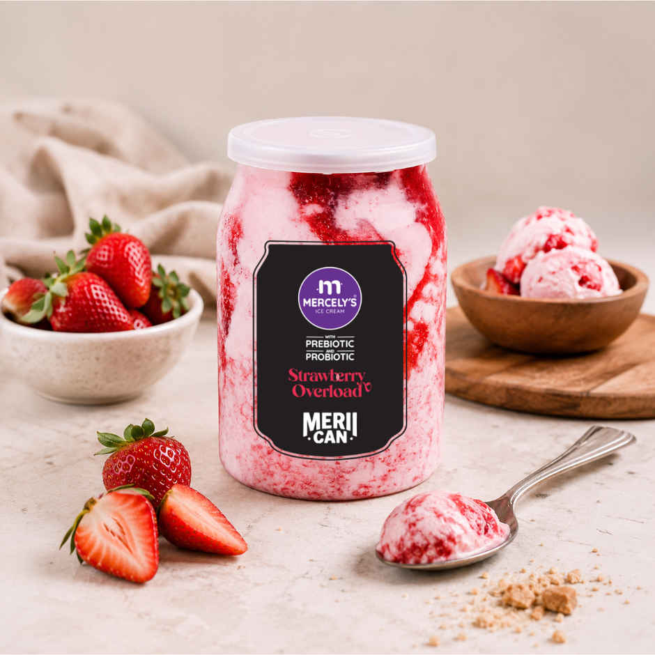 Mercely's Merii Can Strawberry Overload Ice Cream Sundae