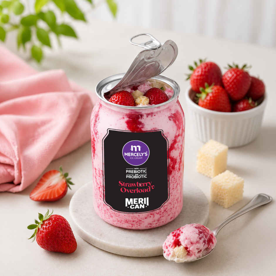 Mercely's Merii Can Strawberry Overload Ice Cream Sundae