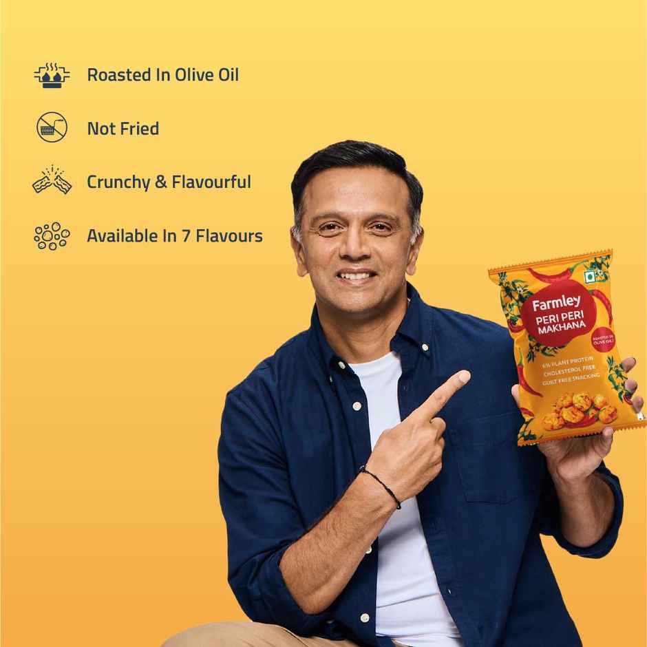 Farmley Peri Peri Makhana Roasted In Olive Oil Healthy Snacks Combbo