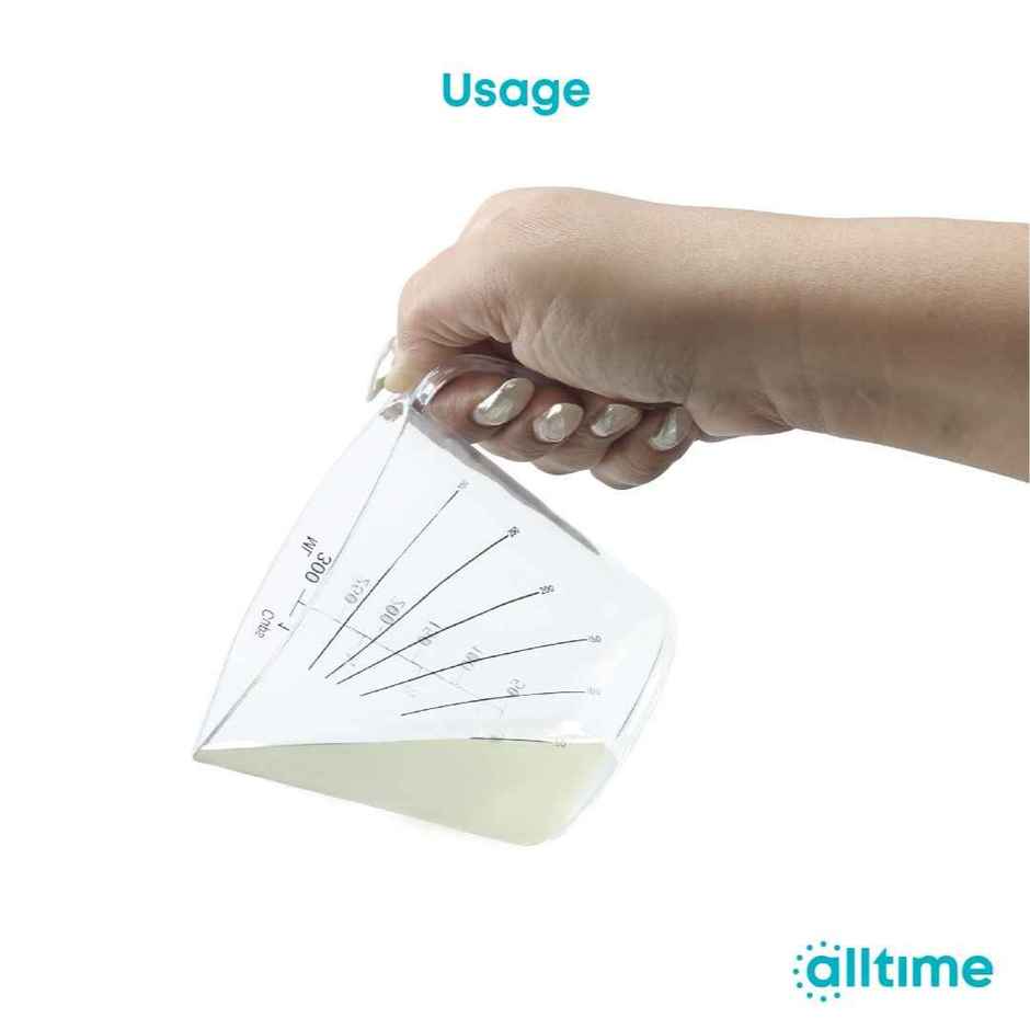 All Time Plastic Measure & Pour Jug 300 ml, Transparent