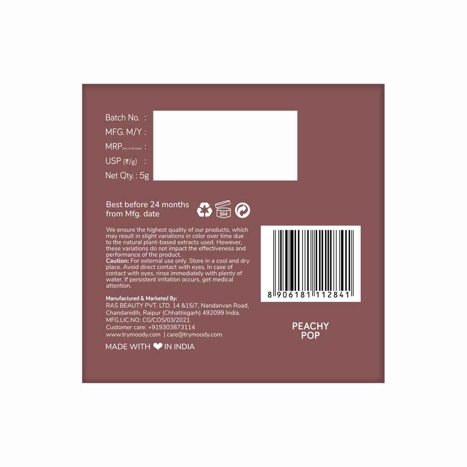 Moody Plush Lip & Cheek Tint - Peachy Pop