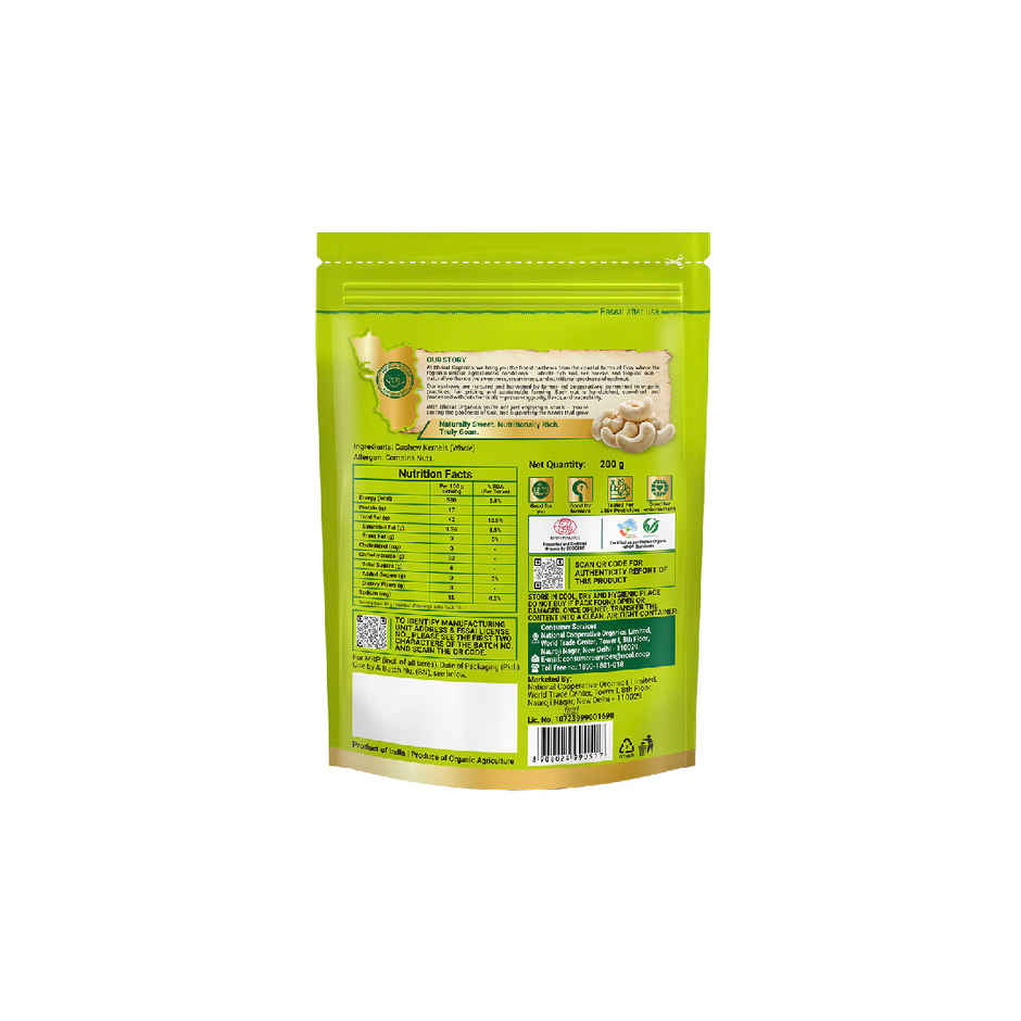 Bharat Organics Goan Cashew Whole