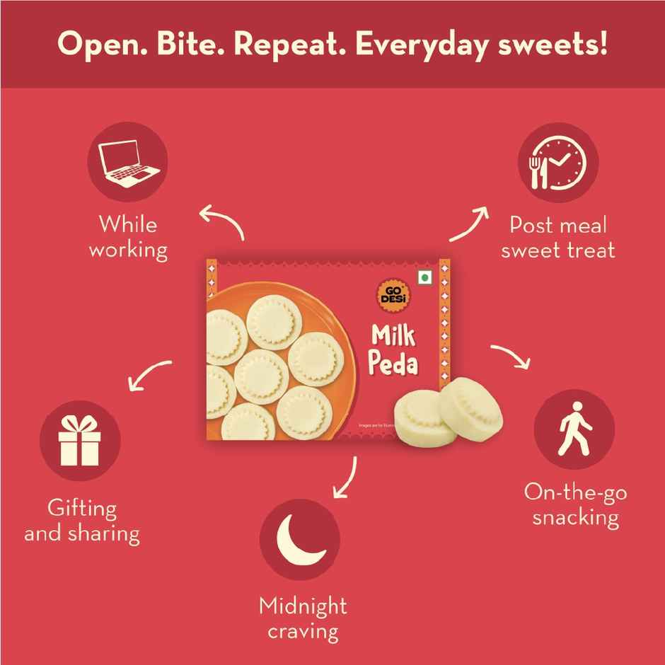 GO DESi Milk Peda | 66% Khoa