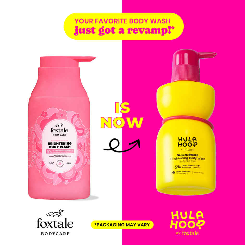 Hula Hoop Brightening Body Wash by Foxtale