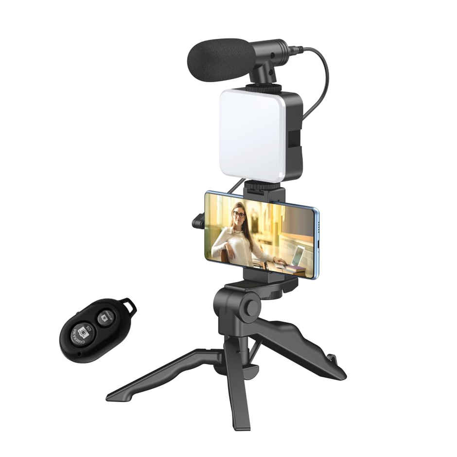 Tygot Vlogging Kit 6 in 1 Tripod Stand(3.5mm Jack)