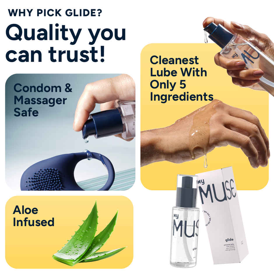 MyMuse Water-Based Lubricant | Silky, No Glycerin