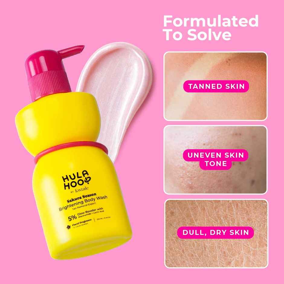 Hula Hoop Brightening Body Wash by Foxtale