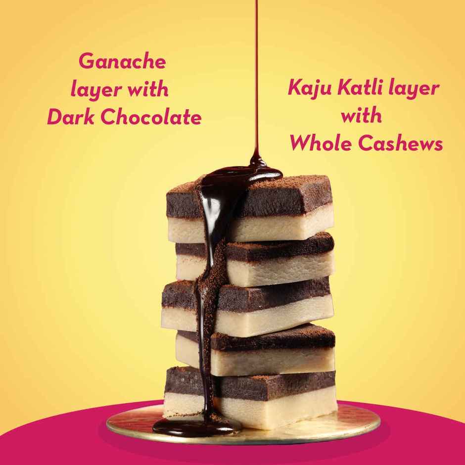 GO Desi Minis: Dark Chocolate Kaju Katli
