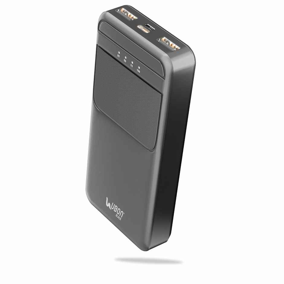 UBON 20000 mAh 15W Fast Charging Powerbank | Dual USB Output (Black)