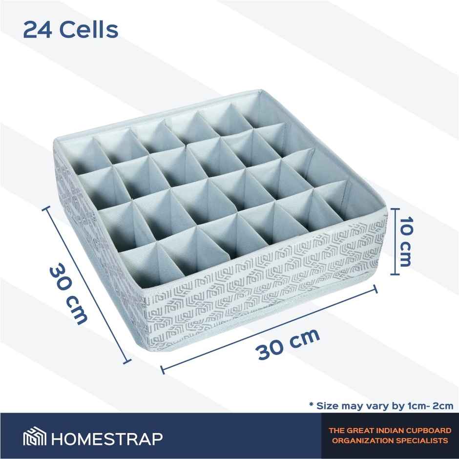 Homestrap 24 Compartment Wardrobe Socks Organizer