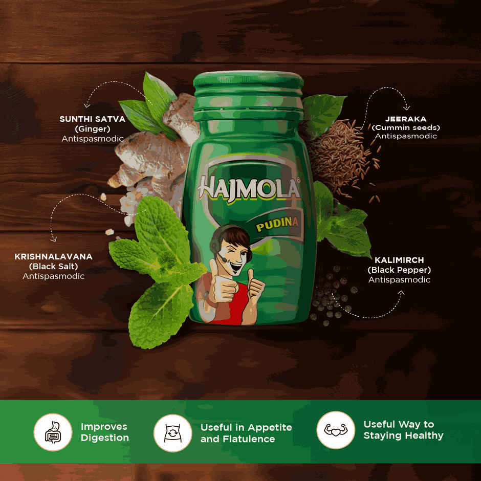 Dabur Hajmola Pudina - Digestive Tablets