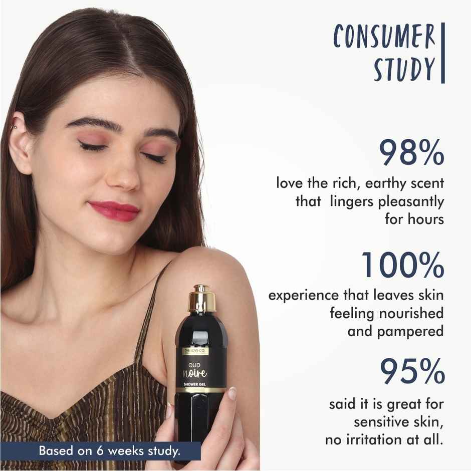 The Love Co. Oud Noir Shower Gel