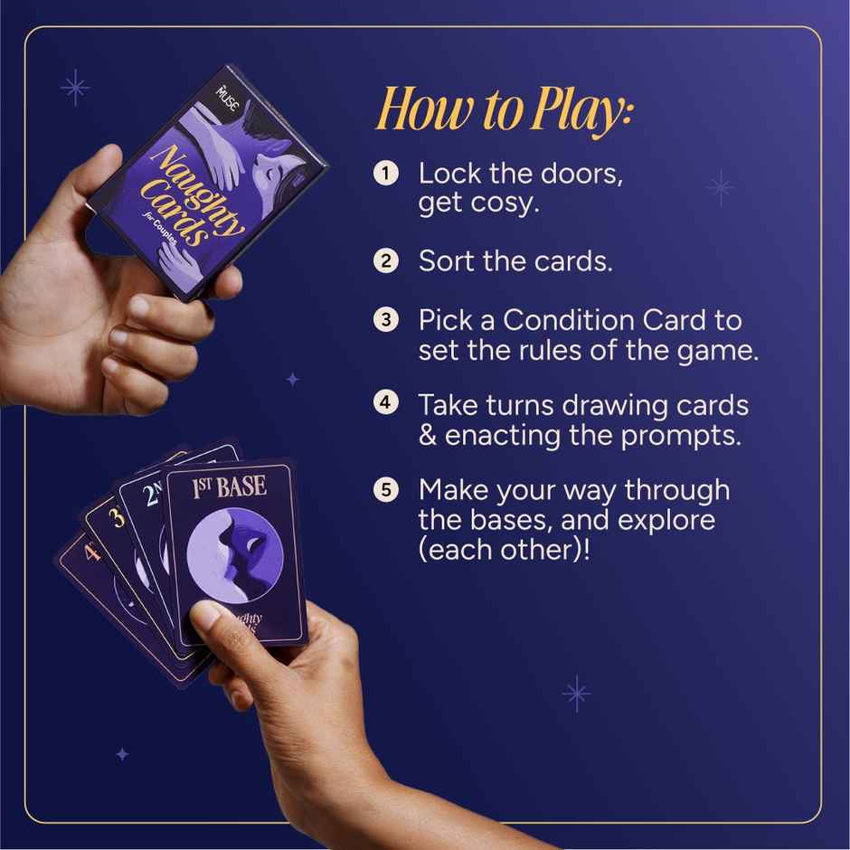 MyMuse Naughty Cards Adult Bedroom Game (Couples)