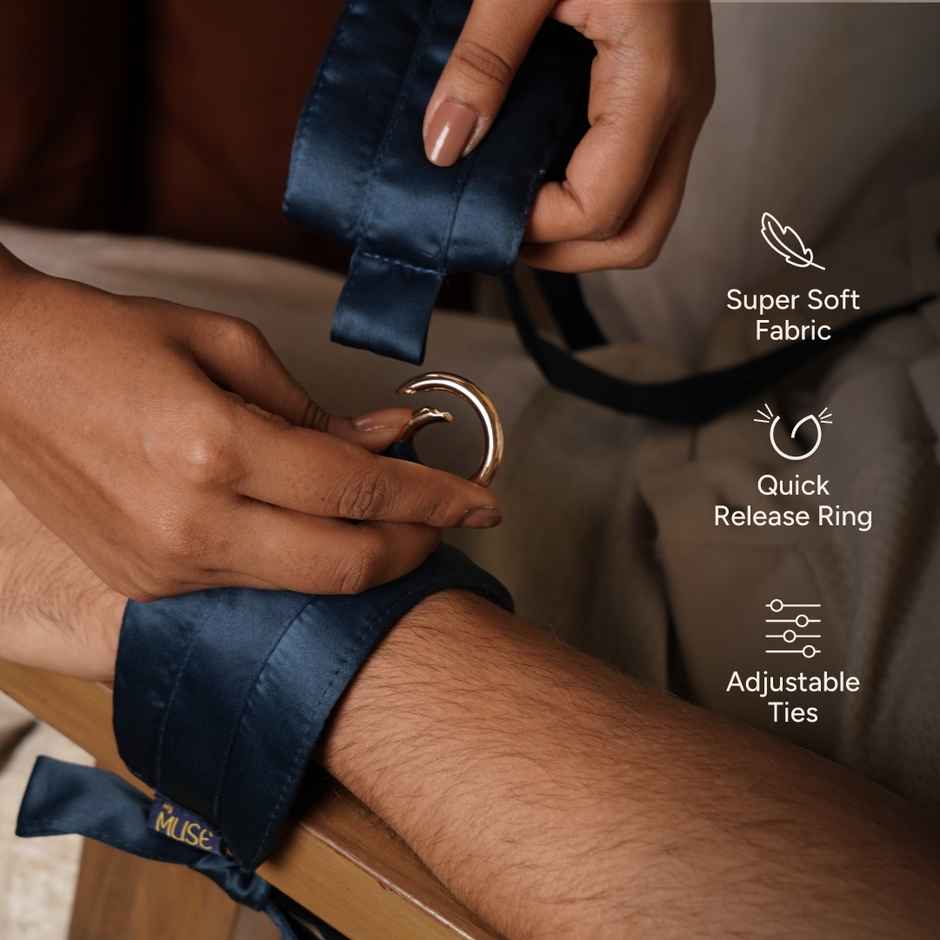 MyMuse Play Hard Kit- Handcuffs, Blindfold, Dirty Dice