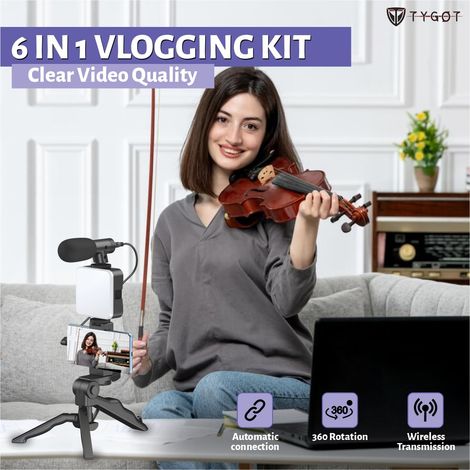 Tygot Vlogging Kit Tripod Stand