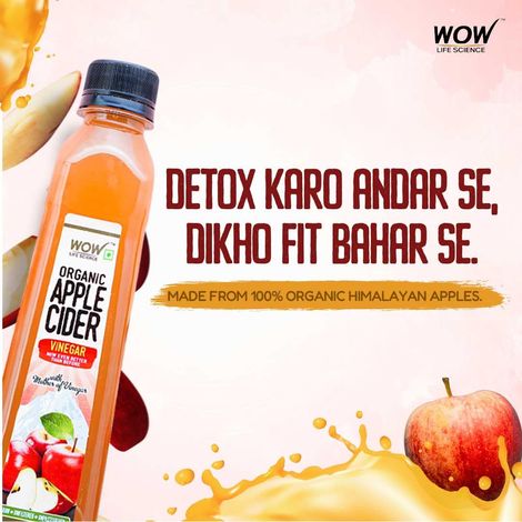 WOW Life Science Organic Apple Cider Vinegar