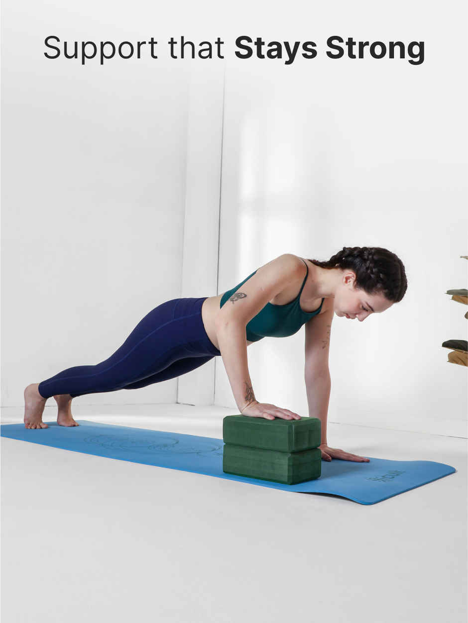 Cultfit Yoga Block Set | Green