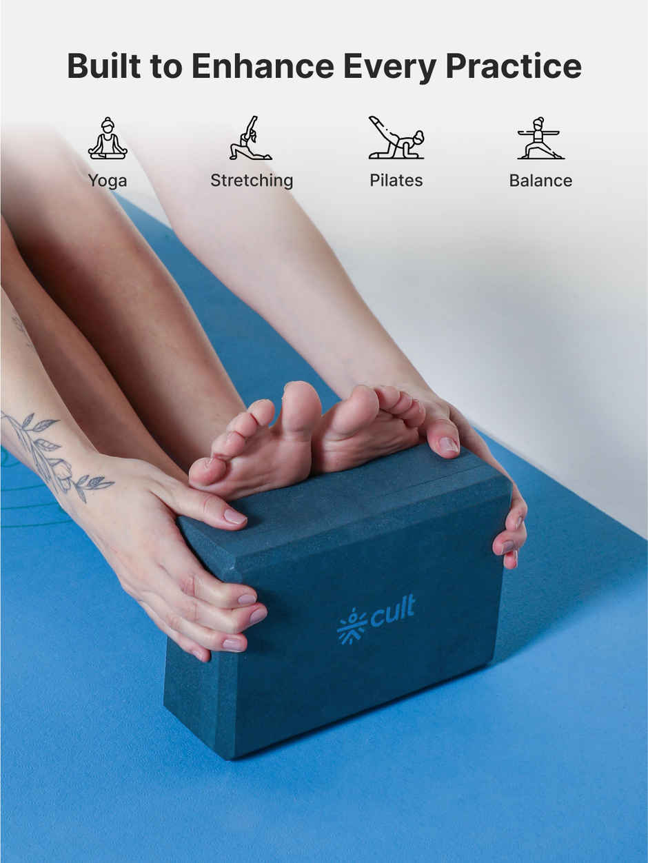 Cultfit Yoga Block Set | Green