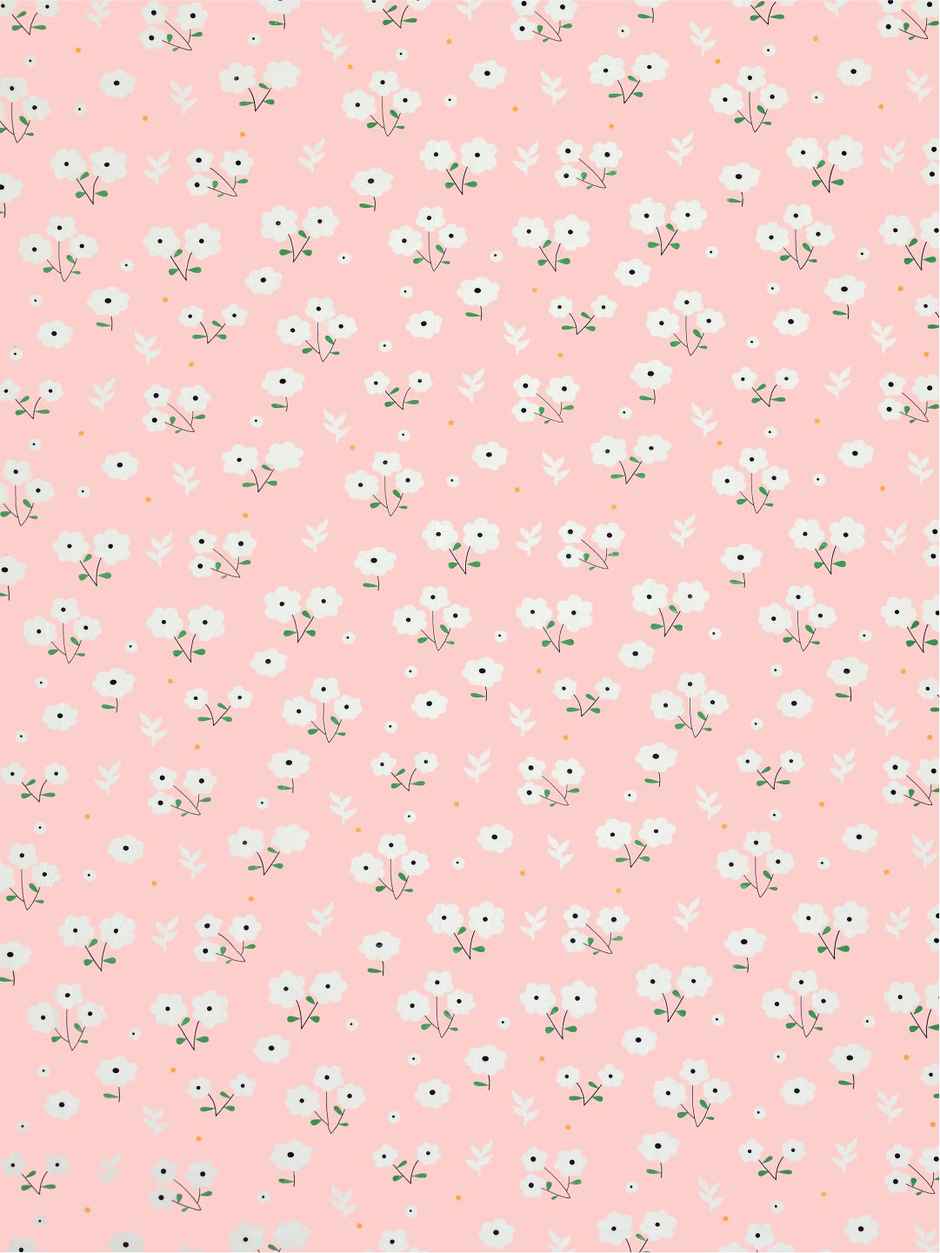 DREAM WEAVERZ Elastic Fitted Double Bedsheet | 2 Frill Pillow Covers | Polycotton | Baby Pink