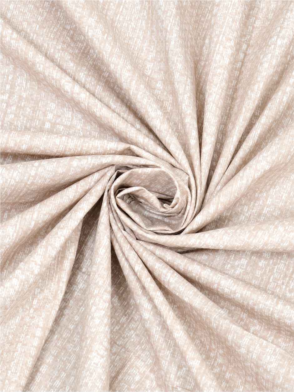 DREAM WEAVERZ King Size Bedsheet With 2 Pillow Covers | 100% Cotton| Light Beige