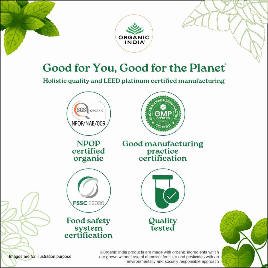 A TATA Product - Organic India Triphala Capsules - 60 Caps, Supports Immune System