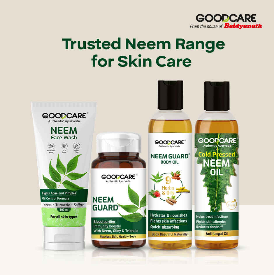 Goodcare Neem Guard Ayurvedic Capsules For Clear And Healthy Skin 60 Capsules