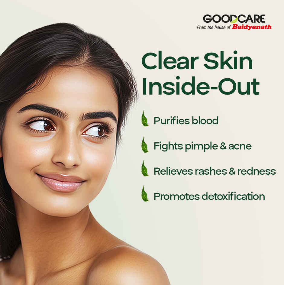 Goodcare Neem Guard Ayurvedic Capsules For Clear And Healthy Skin 60 Capsules