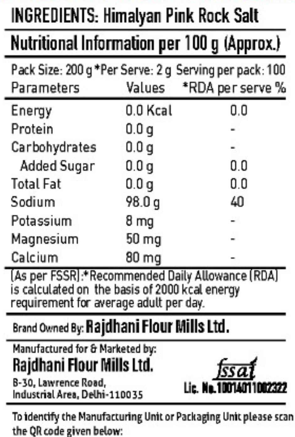 Rajdhani Sendha Namak