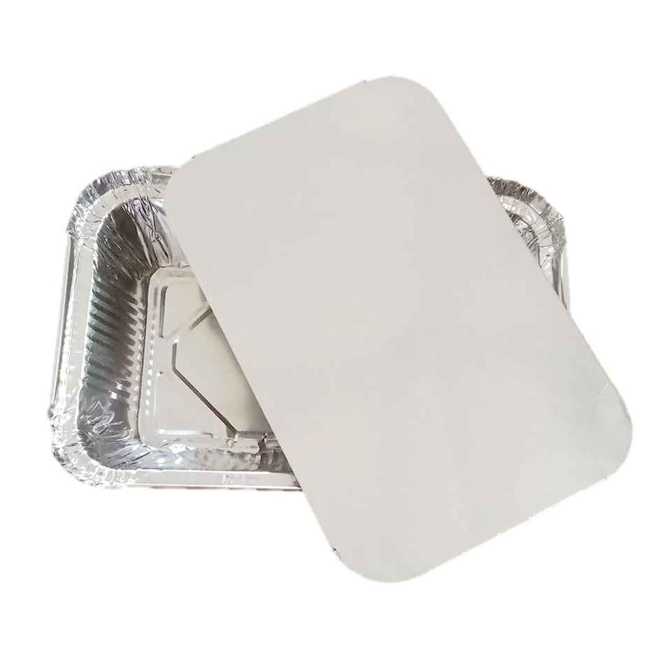 Disposable Aluminium Container With Lid | Pack Of 25 | 750 ml | Tempware