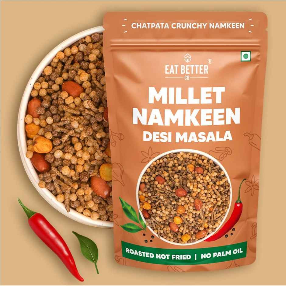 Millet Namkeen - Desi Masala, Healthy Snacks By Eat Better Co Combo 