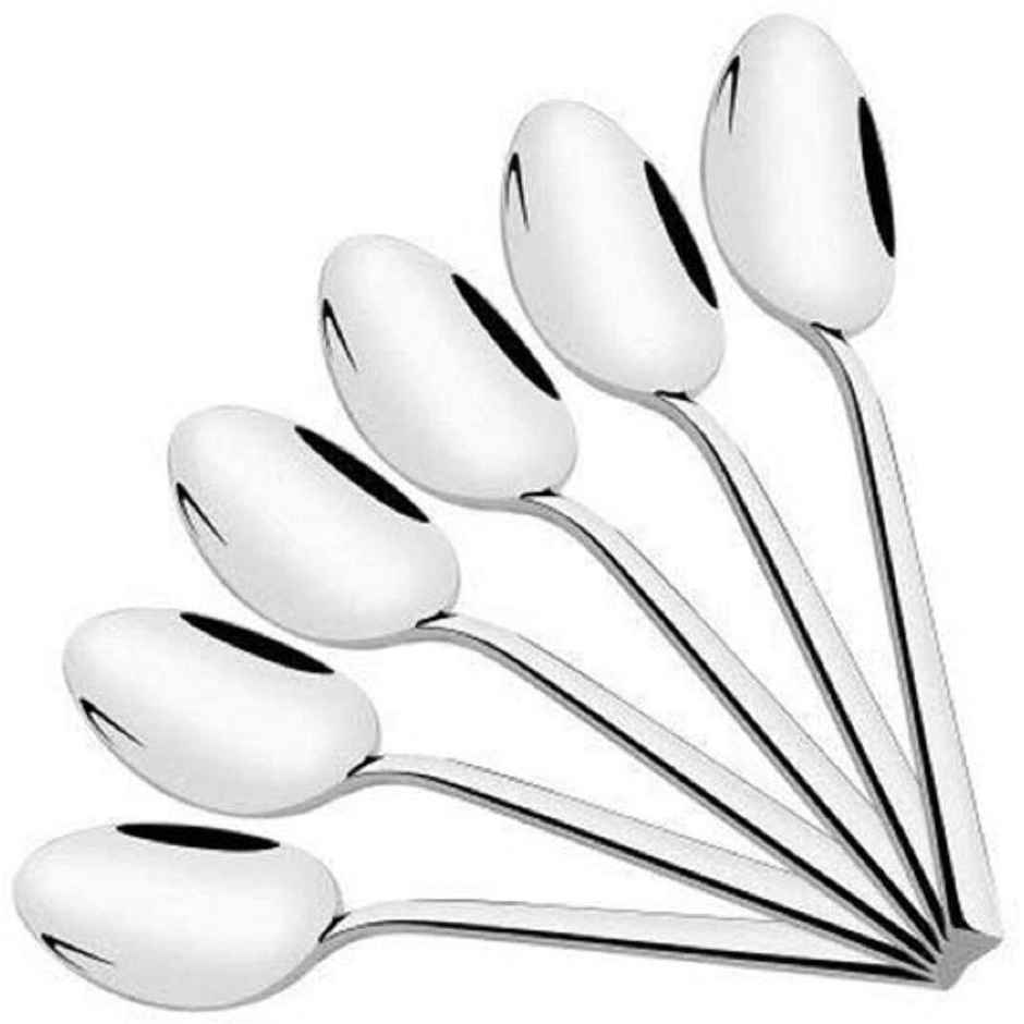 Classic Essentials Stainless Steel Table Spoon 6 Piece Set Table Spoon Set Pack of 6