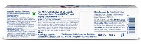 Sensodyne Freshgel Tube Combo 