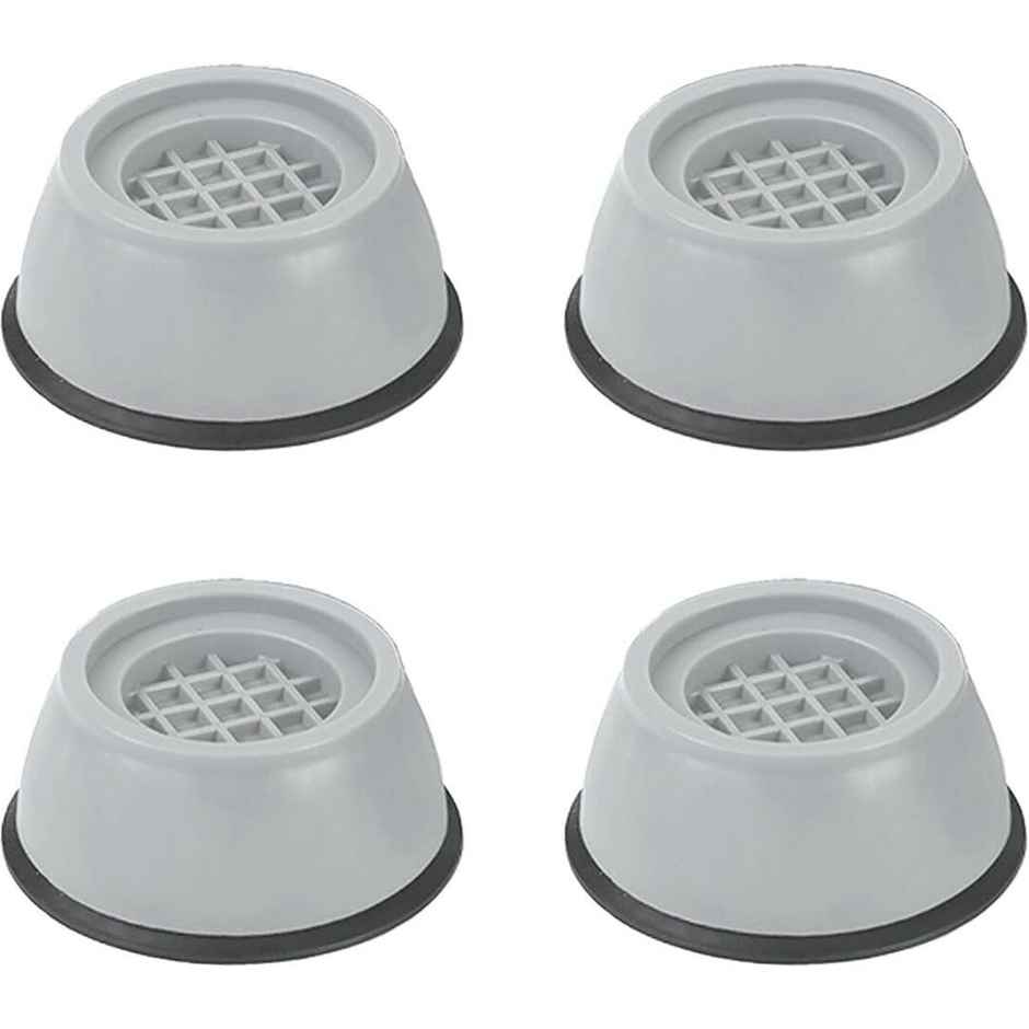 Daluci Washing Machine Pads For Vibration Reduction and Noise Control - Pack Of 4 | White