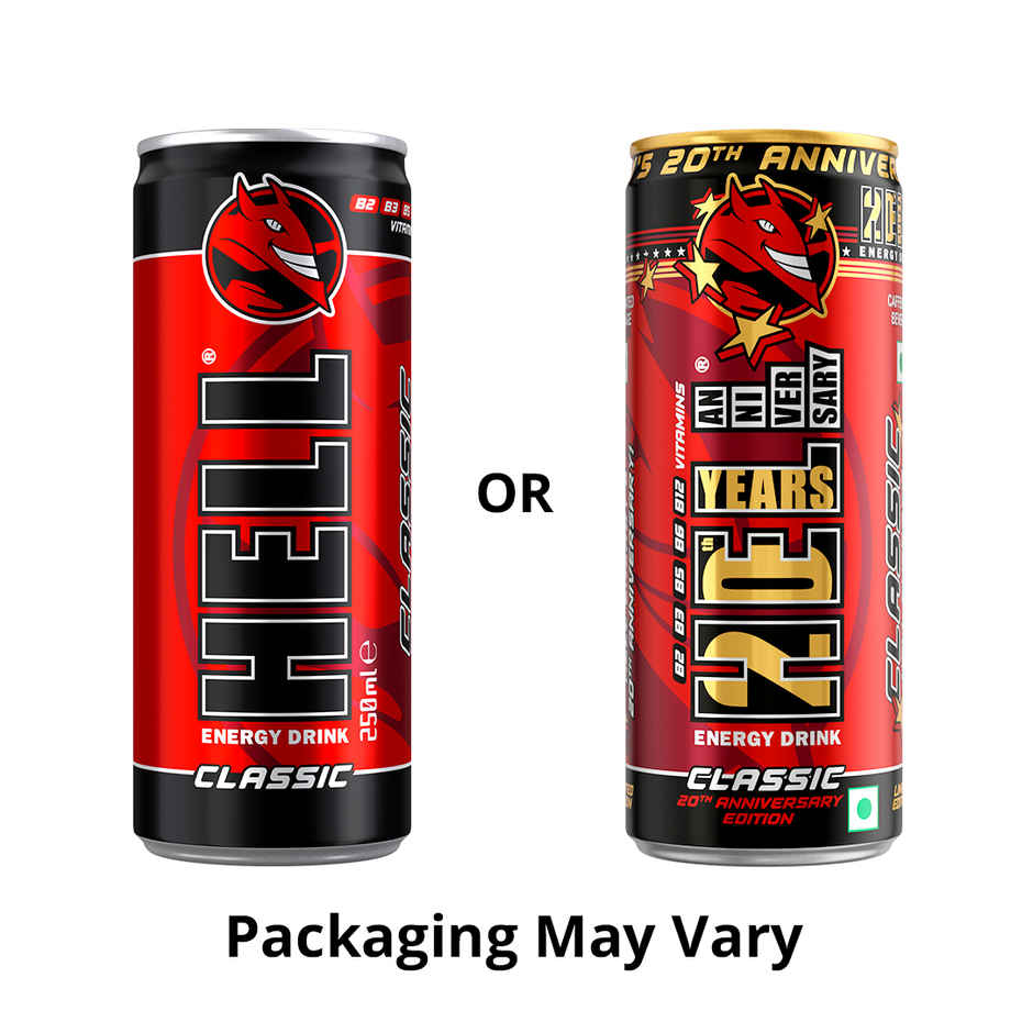 HELL Energy Drink | Classic | Canned Beverage
