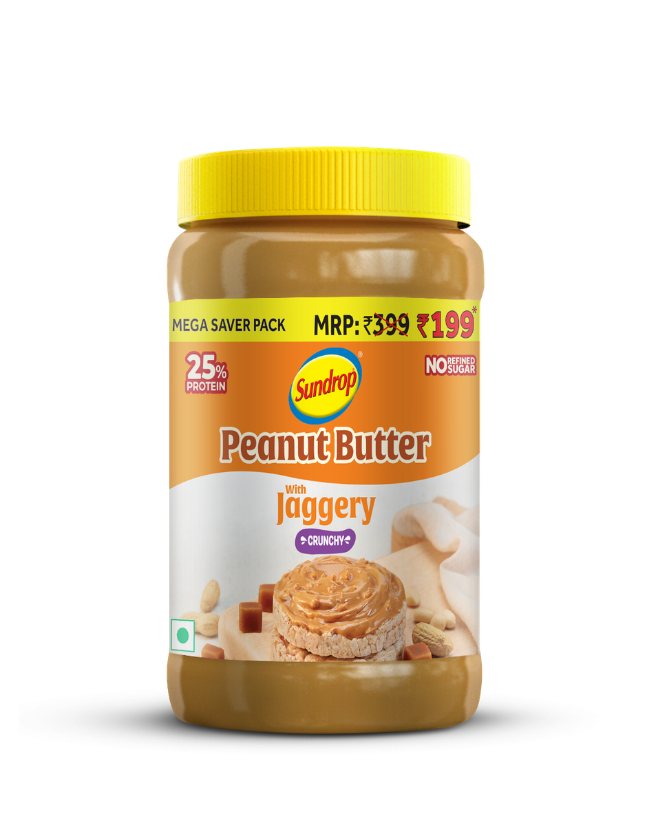 Sundrop Peanut Butter Jaggery | Crunchy