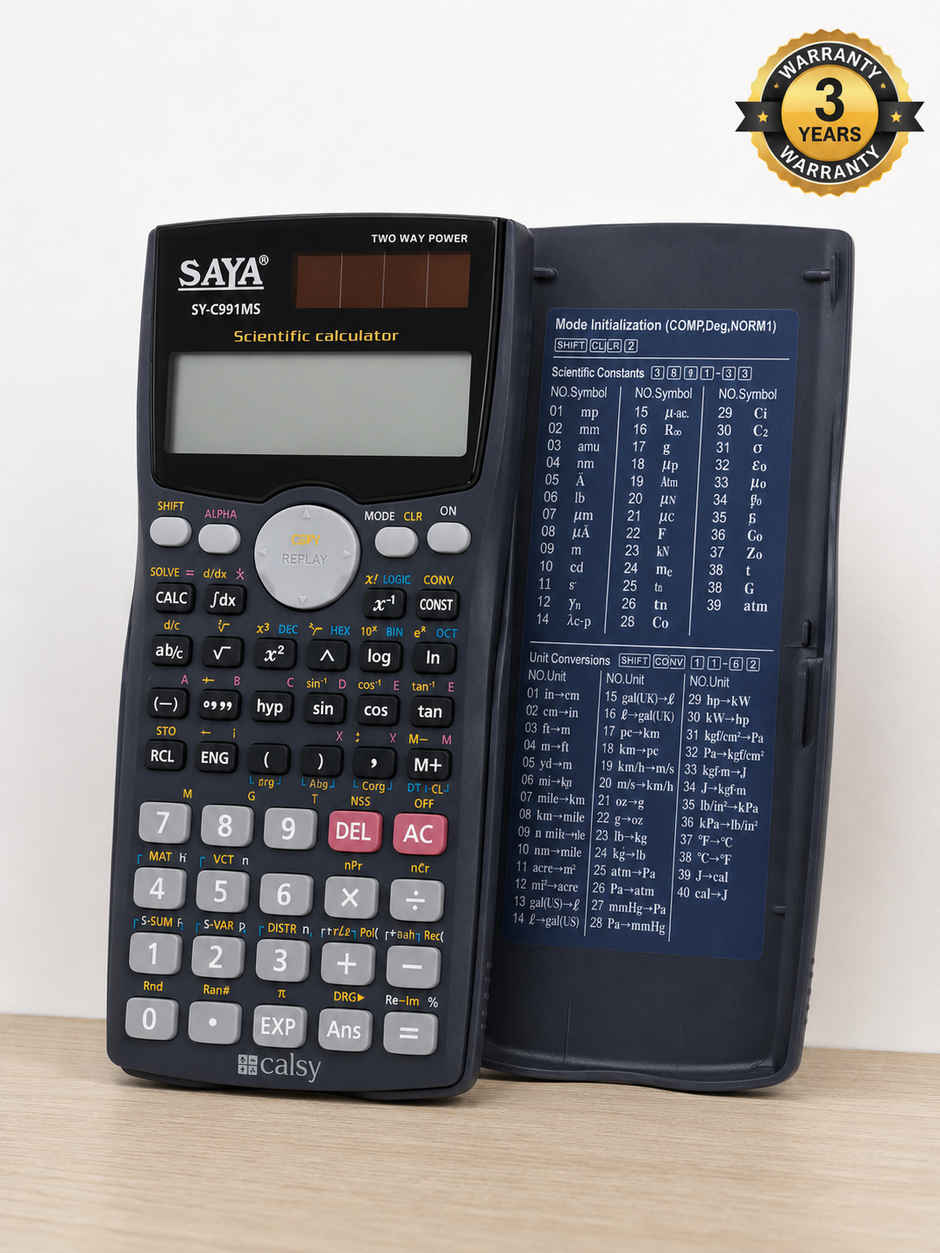 Saya Calsy Scientific Calculator SY-C991MS | 401 Functions for Math, Science & Engineering