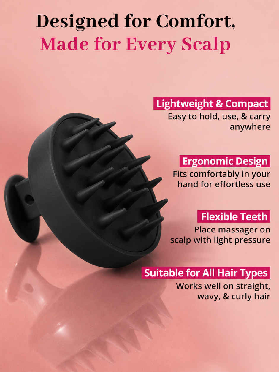 ENN Beauty Root Ritual Head & Scalp Massager | Black