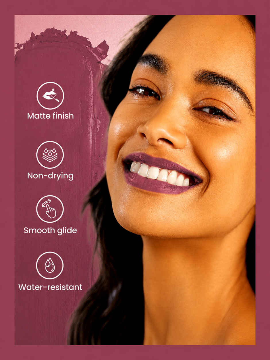 Swiss Beauty Pure Matte Lipstick | 222 Hot Nude