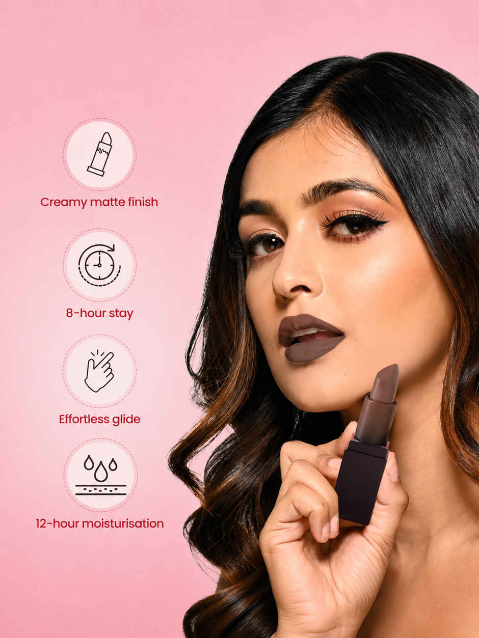 Swiss Beauty HD Matte Lipstick | 09 Cute Nude