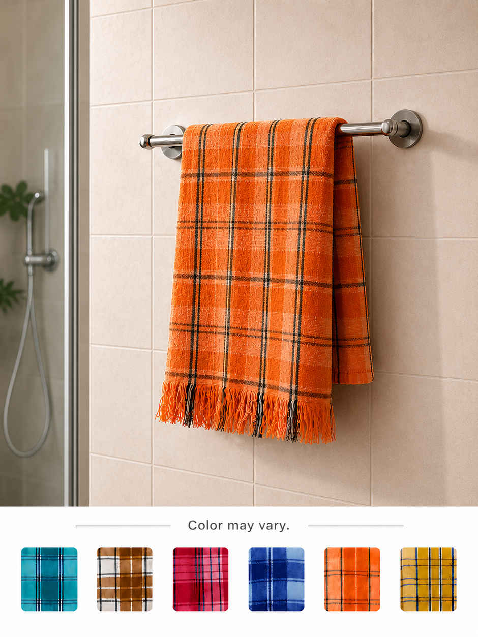 HD Creations Mayura Bath Towel 60 x 28 in | Color May Vary