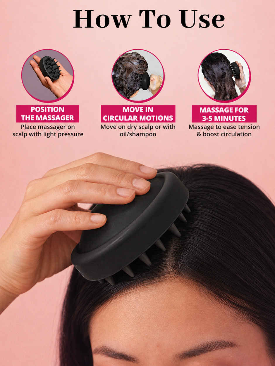 ENN Beauty Root Ritual Head & Scalp Massager | Black