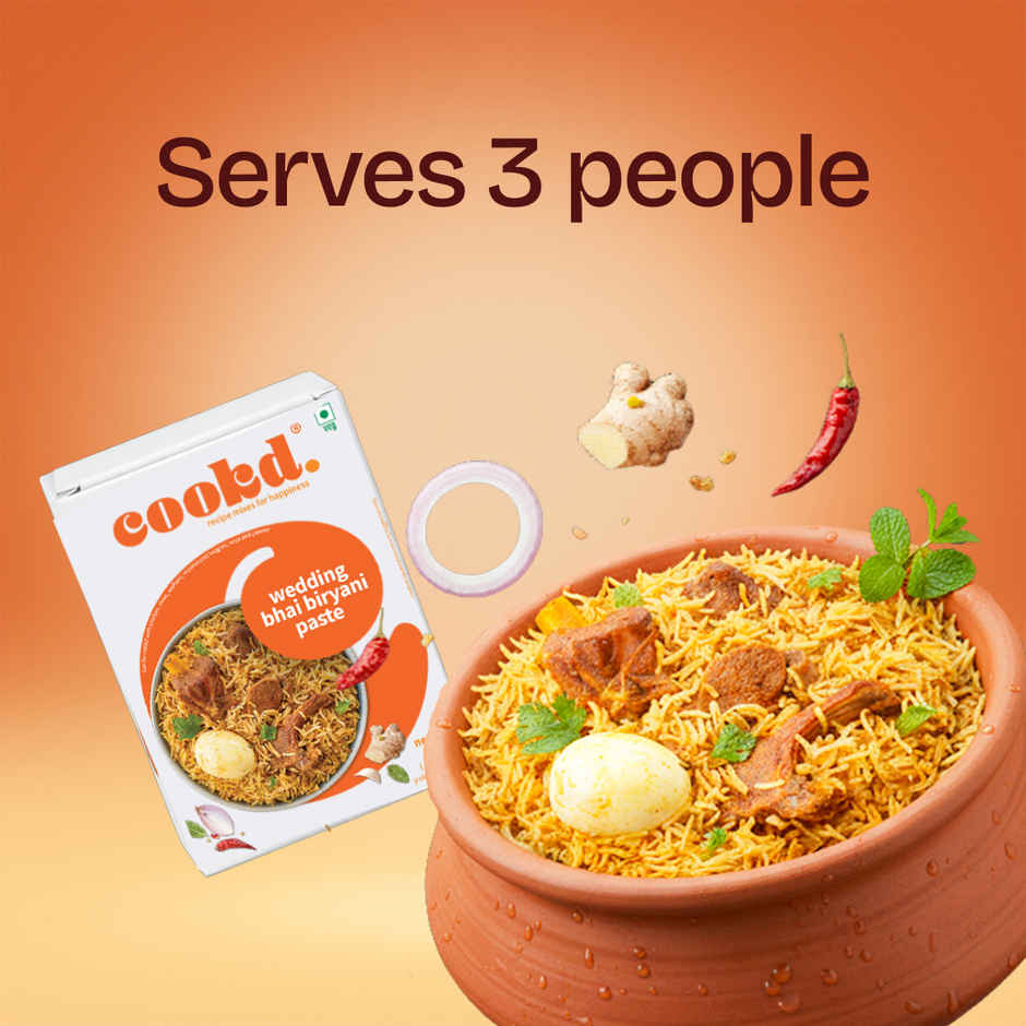 Cookd Wedding Bhai Biryani Paste Combo 