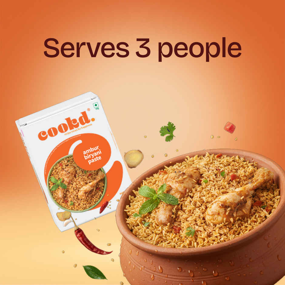 Cookd Ambur Biryani Paste Combo  