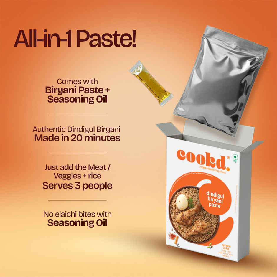 Cookd Dindigul Biryani Paste Combo   