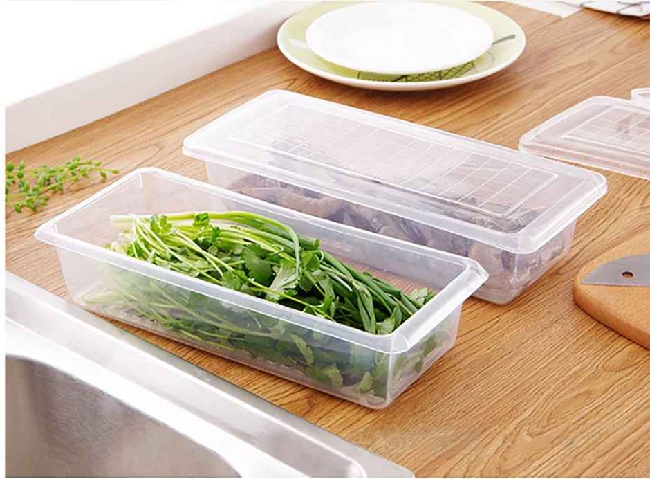 New Dawn Set Of 6 Food Container Freeze Storage Box Container -Versatile & Durable Fridge Organiser