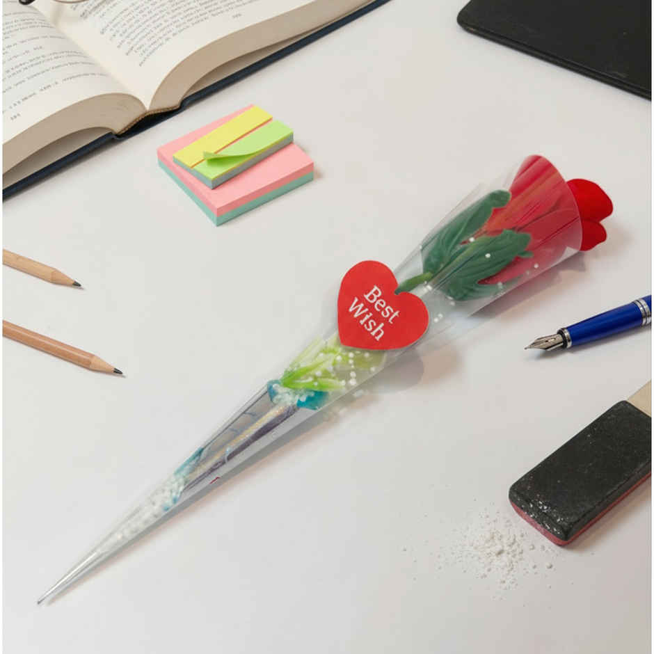 Artificial Red Rose Flower | Realistic Decorative Look | Mad Over Print