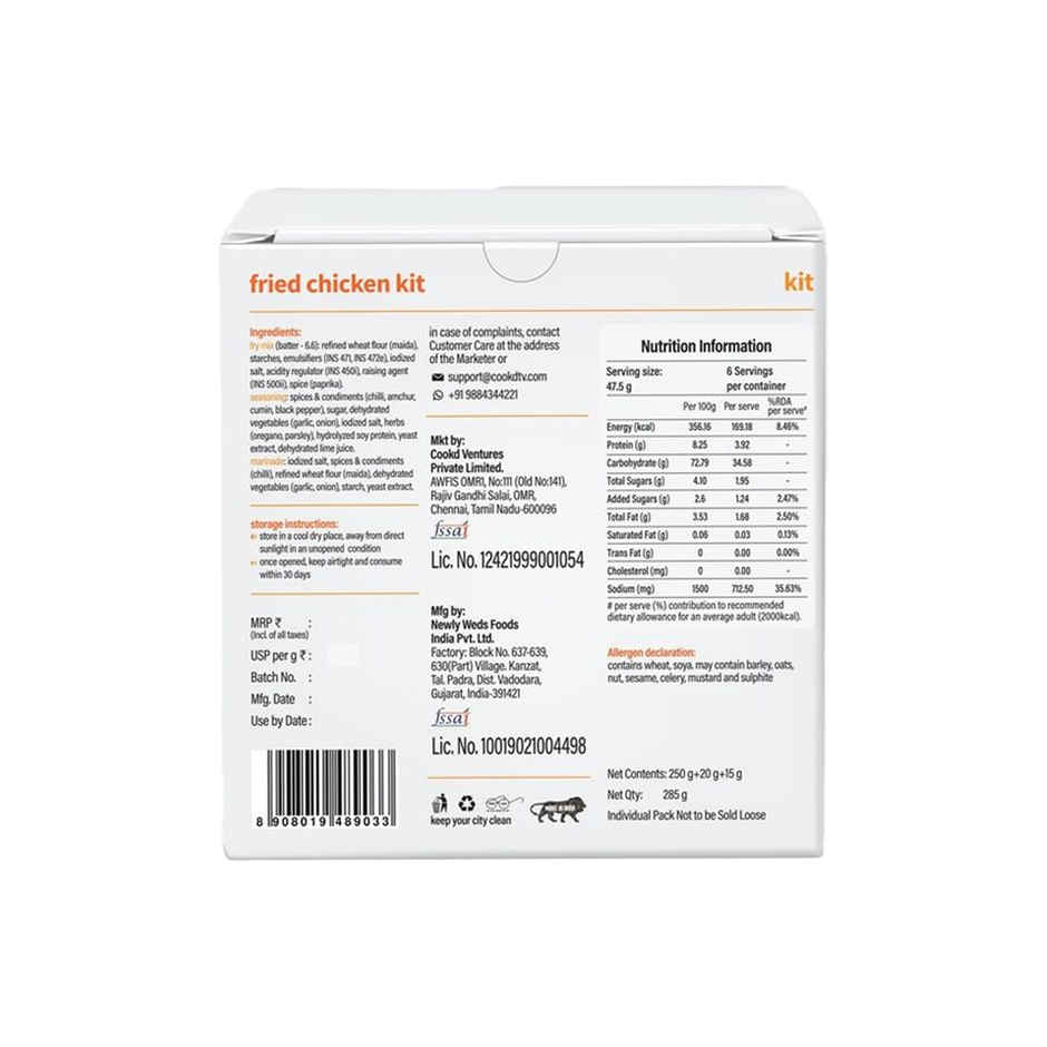 Cookd Fried Chicken Kit | Convenient & Flavourful