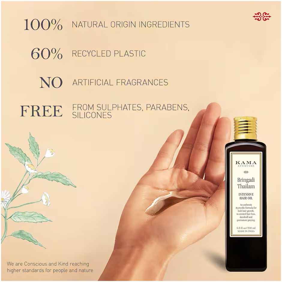 Kama Ayurveda Bringadi Intensive Hair Treatment Oil