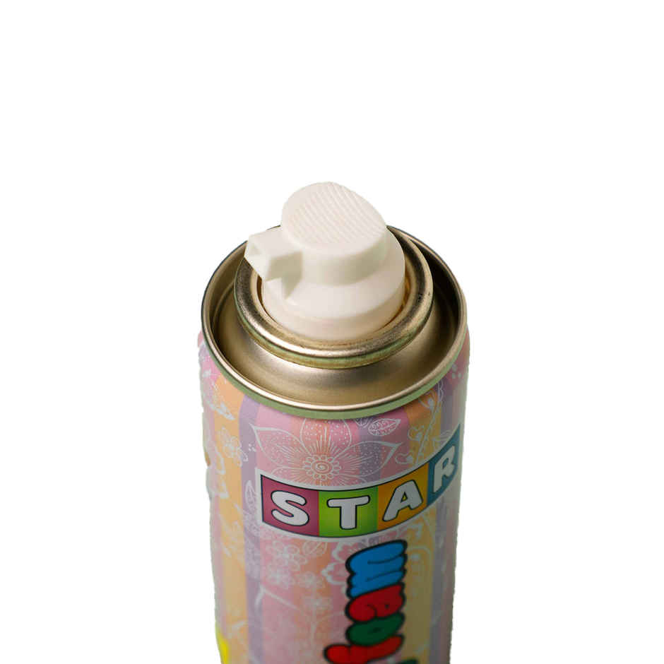 Star Funky Foam Spray for Holi Party and Celebration | Pink | Pichai