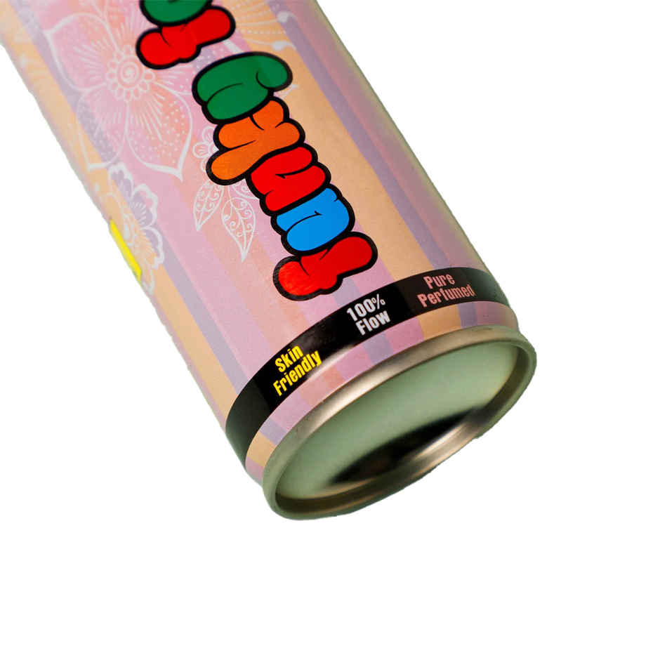 Star Funky Foam Spray for Holi Party and Celebration | Pink | Pichai